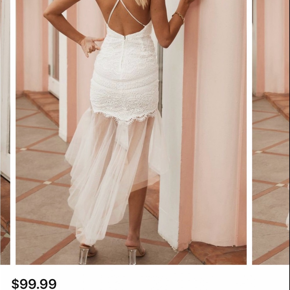 Selfie Leslie wedding dress No longer made.